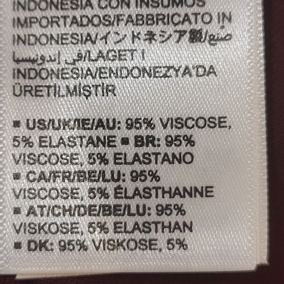 NWT Burgundy Long Sleep Tshirt - Picture 8 of 9